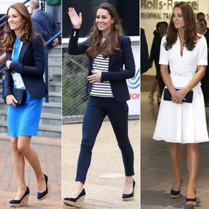 Corkswoon Suede Wedge Pumps